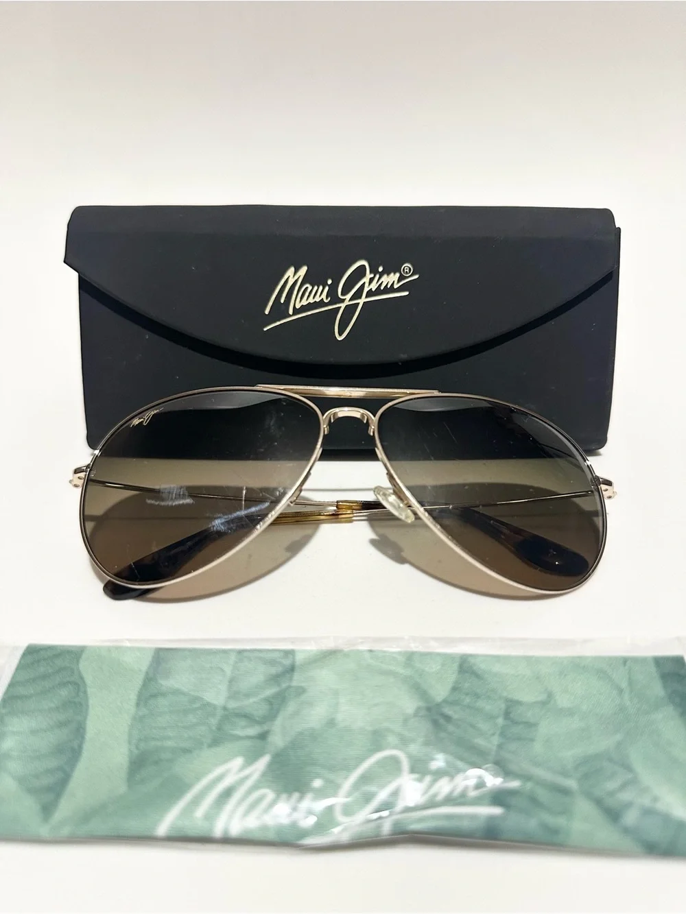 Maui Jim Mavericks MJ264-16 Polarized Aviator Sunglasses